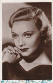 Alfred Hitchcock The 39 Steps MADELEINE CARROLL Signed Picturegoer photo 832b