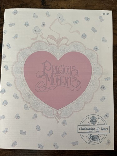 Precious Moments "Because You Count" - Gloria & Pat 1988 Cross Stitch Pattern - Picture 3 of 3