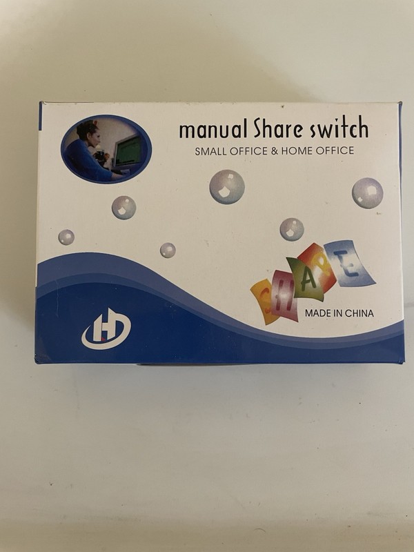 Manual Data Switch, 2x1 VGA 15 High Density 