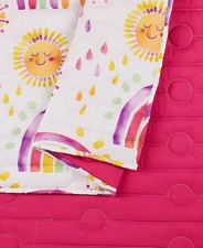 Urban Playground Rainbows and Suns 2 Piece Comforter Set, Twin/Twin XL
