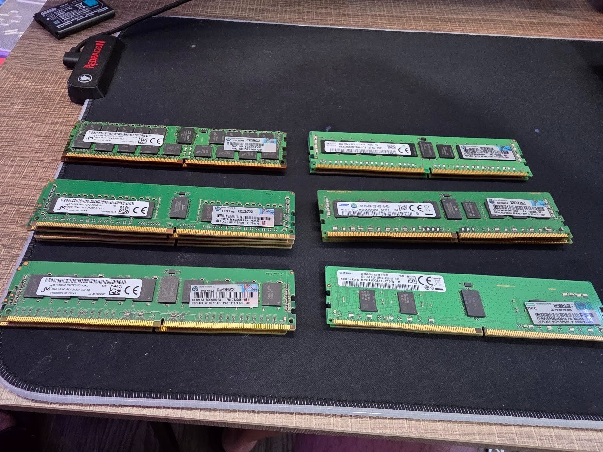 как выглядит Lot of 15 DDR4 ECC Registered Server Memory Modules  Micron / Hynix / Samsung фото
