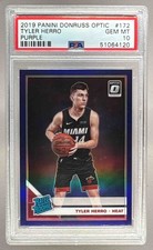 51064120 Tyler Herro 2019 Panini Donruss Optic #172 Purple Rookie RC PSA 10