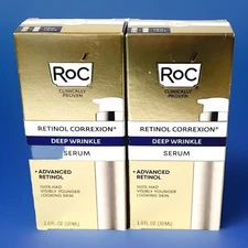 2 Pack RoC Retinol Correxion Deep Wrinkle Serum + Advanced Retinol 30 mL  X2 Lot