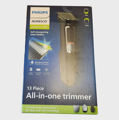 Philips Norelco Multigroom 3000 13pc All-in-One Trimmer Self-Sharpening