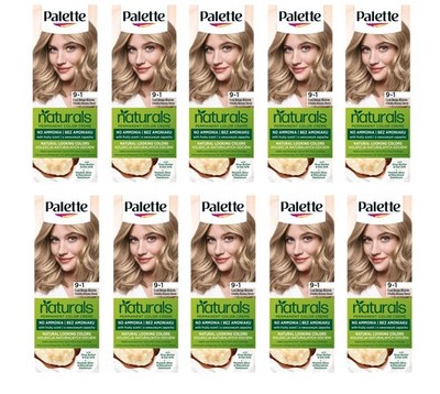 ( PACK OF 10)  PALETTE P.N.C. NOURISHING CREAM HAIR DYE COOL BEIGE BLONDE  9-1