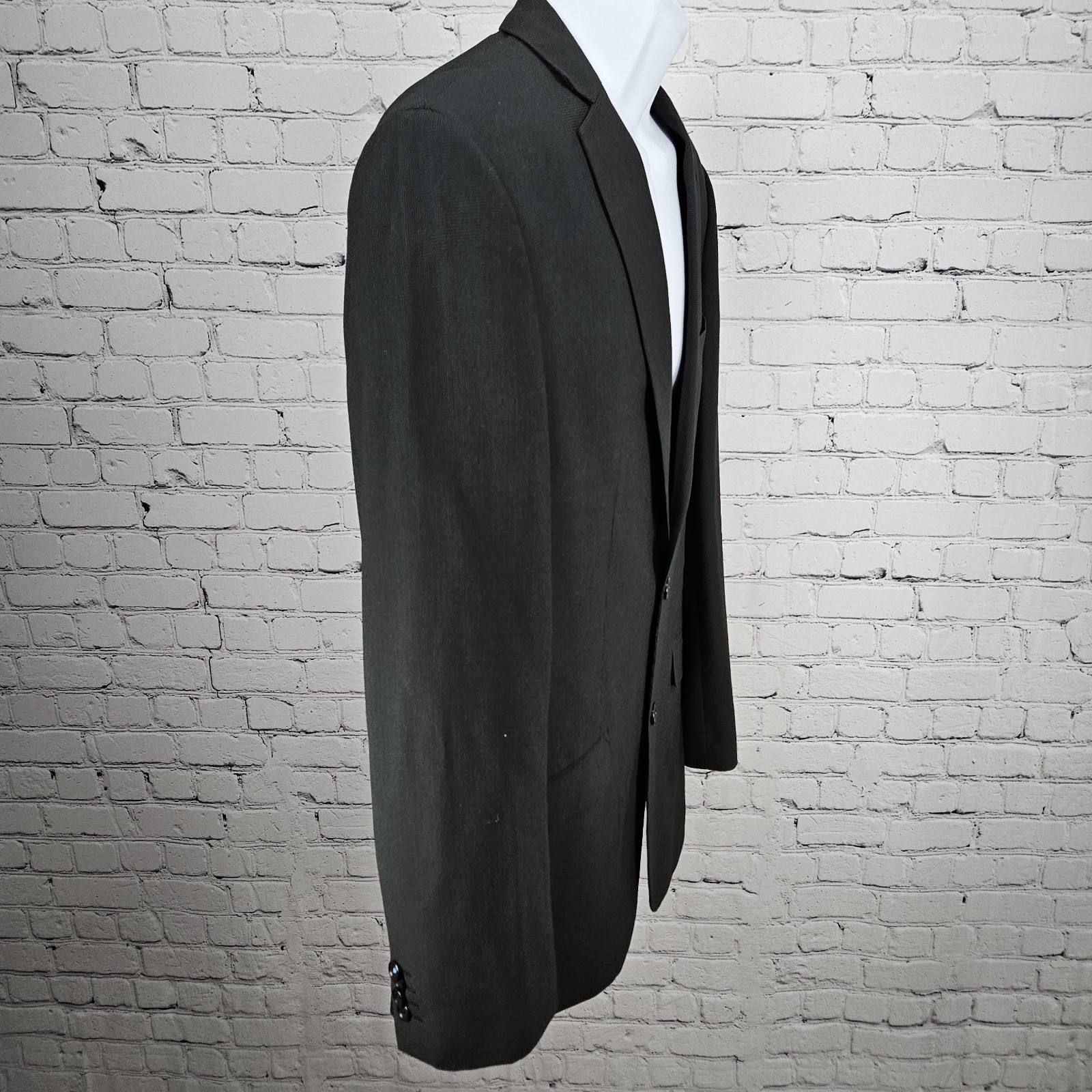 Marc Ecko Black Multitask 2 Button Double Vented … - image 15