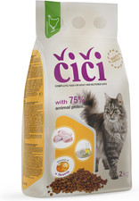 Cici Complete Dry Cat Food - for Adult and Neutered Cats with Poultry - 2 Kg 5.49 per kilo