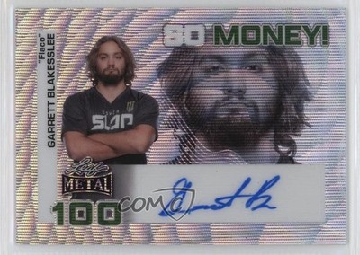 2025 Leaf Metal Power Slap So Money! Silver Wave /25 Garrett Blakesslee Auto 1i9