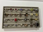 Vintage Ring Lot Costume Jewelry, Modern Reuse