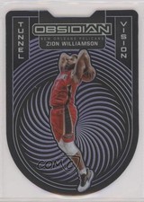 2020 Obsidian Tunnel Vision Electric Etch Purple 19/75 Zion Williamson #16 10qe