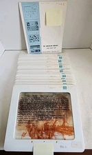 24 Transparencies Overhead Projector Film School 1971 Vintage American Indians 