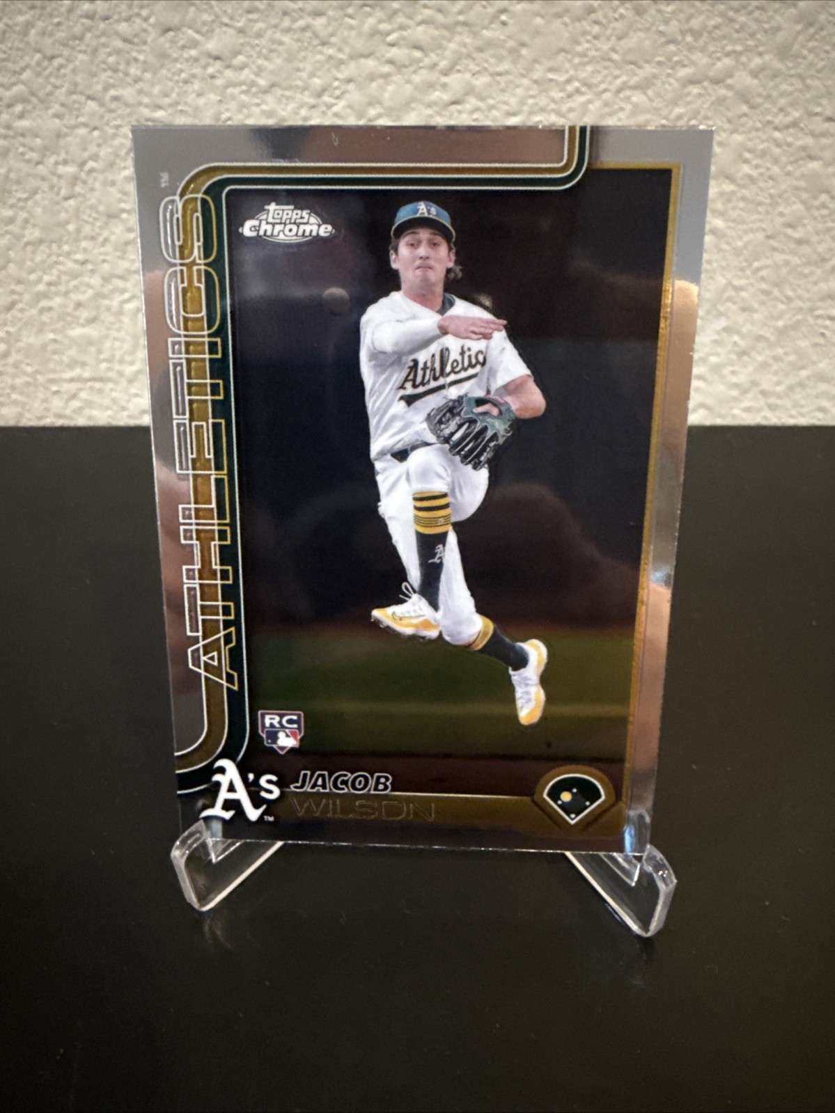 2025 Jacob Wilson Topps Chrome Rookie Card #96