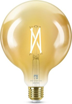 4lite Smart G125 E27 Amber Filament LED Birne (7W) dimmbar 640lm 2000-5000K Tune