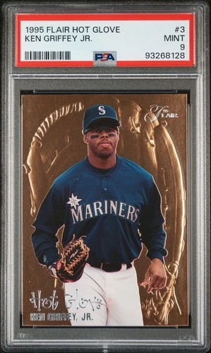 1995 Flair Hot Glove Insert Ken Griffey Jr. Seattle Mariners PSA 9 MINT HOF