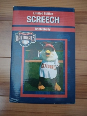 #ad Washington Nationals Bobblebelly Screech Presented by PNC Bank 8 13 06 NIB $26.50