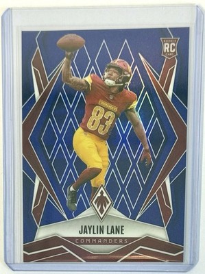 2025 Panini Phoenix Football #186 Jaylin Lane Blue /50 RC | eBay