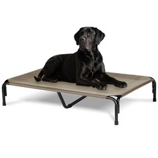 Elevated Dog Bed for Outdoor, XXL Raised Dog Cot Indestructible with Washable...