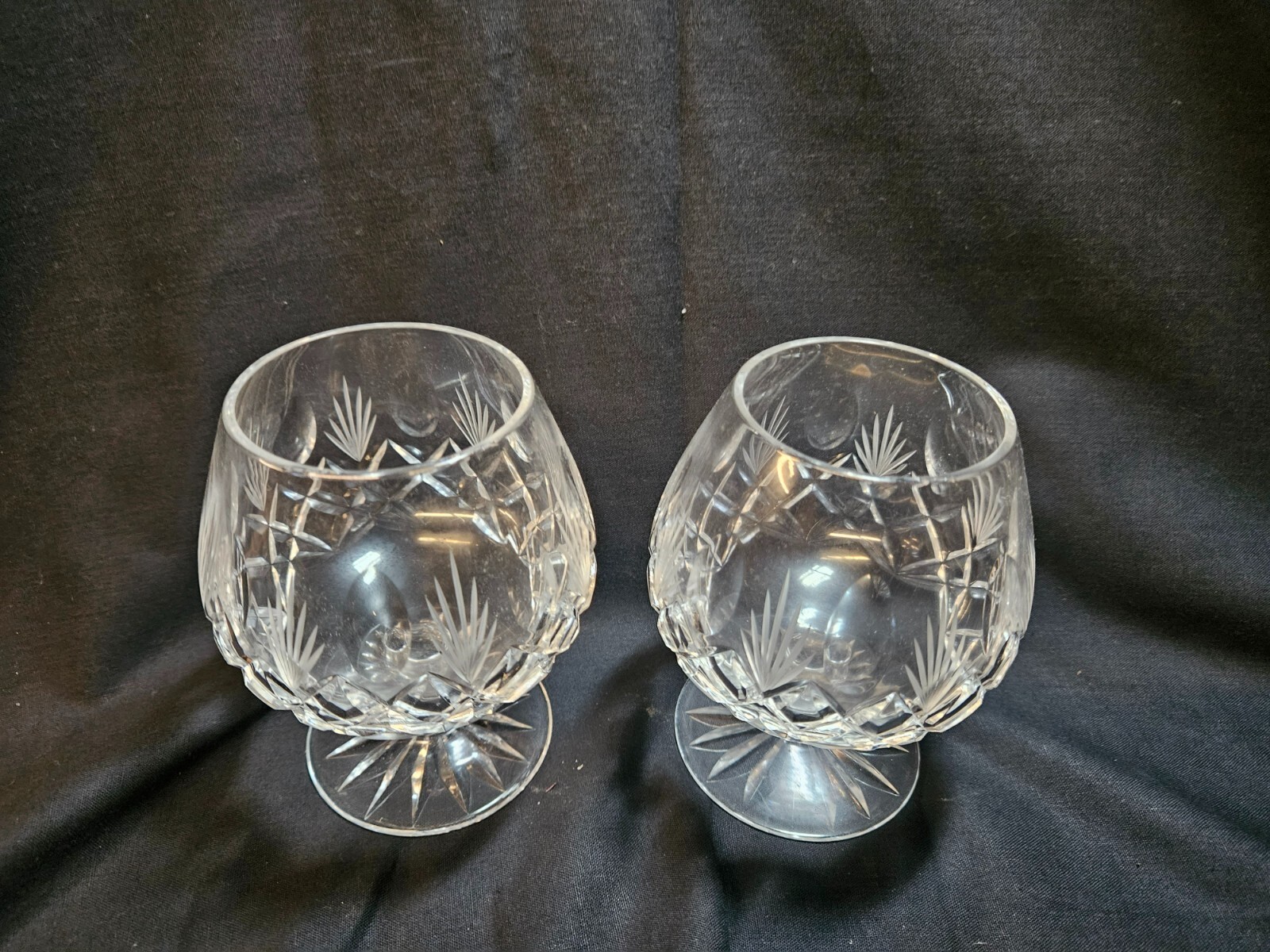 crystal brandy glasses eBay