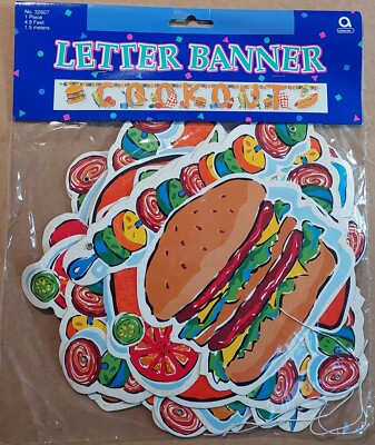 BBQ Party Jointed Banner - Barbeque Party Supplies