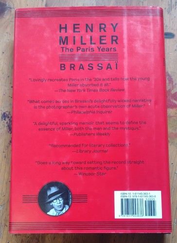Henry Miller The Paris Years by Brassai HC 2011 Arcade Publishing - Imagen 2 de 3