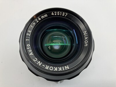 ニコン　ニッコールN.C　Auto24ｍｍｆ2.8 Nikon NIKKOR-N.C Auto 24mm f/2.8 MF Lens F Mount Japan Vintage
