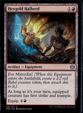 Hexgold Halberd - 136/271 - ONE - NM - MTG Magic the Gathering