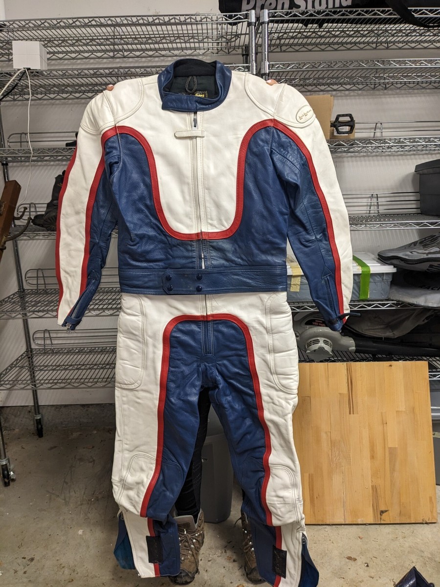 Lewis Leathers motorcycle racing suit vintage 80s Genuine