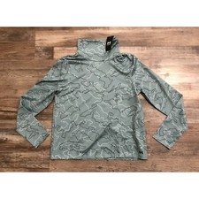 Under Armour Womens Large Green ColdWeather Funnel Neck Sweater New