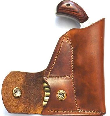 SOUTHERNCHARMHOLSTERS Pocket holster with ammo pouch for NAA 22 Sidewinder or Sheriff 2.5 inch barrel