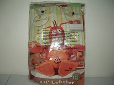 EUC Toddler Size L 18M 2T Incharacter Lil' Lobster Costume Hat Booties Halloween