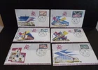 Set Of 6 1958 BELGIUM BRUSSELS BRUXELLES Universal Exposition FDC WORLD'S FAIR