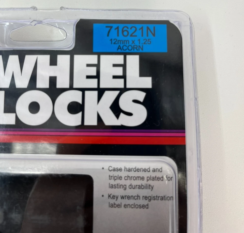 Cerraduras Rueda Gorilla 12mm x 1.25 Rosca Bellota Cromo 12x1.25 71621N NUEVO Foto 2 de 4