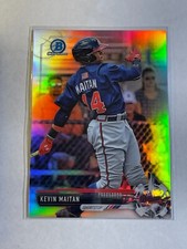 Kevin Maitan 2017 Bowman Draft Chrome REFRACTOR #BDC-160 Braves