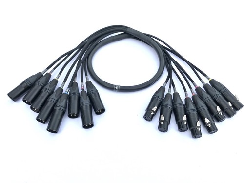 Analog Audio Multicore Cable XLR male - XLR Female Balanced Loom 1 Meter - Picture 4 of 9