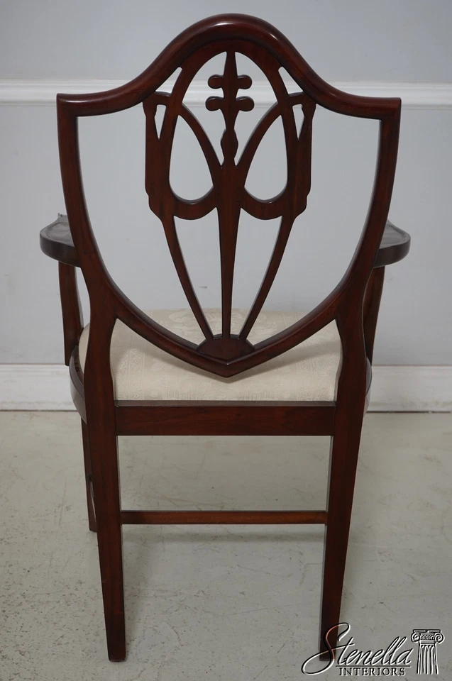 F68349: Sillón estilo federal de caoba Foto 4 de 4