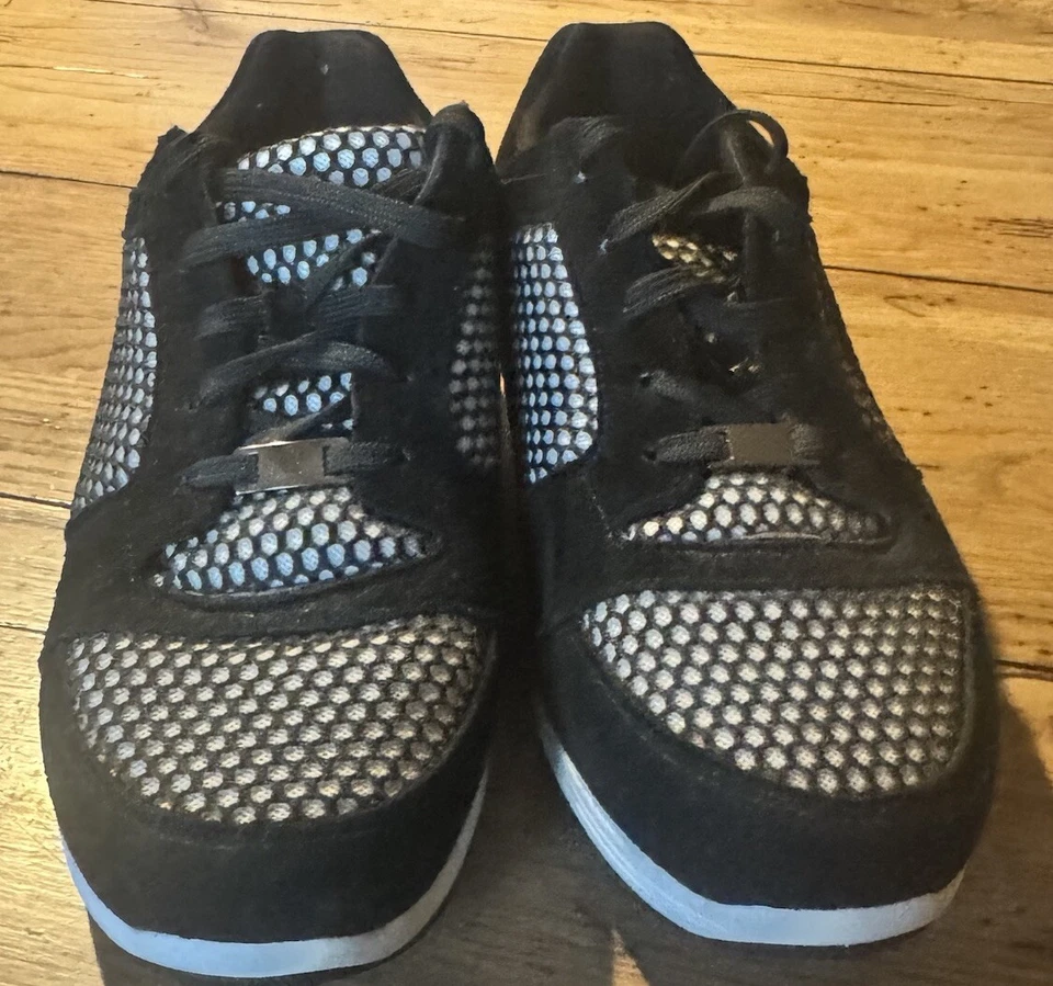 Drew Shoe Women's Gemini Comfort/Walk Sneakers, Black, Leather, Mesh, Size 9.5W - Image 3 of 4