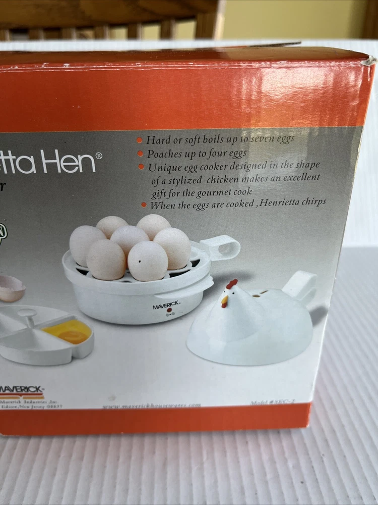 Maverick Henrietta Hen Egg Cooker - SEC-2 Chirps When Eggs Are Done