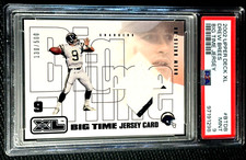 DREW BREES 2002 UpperDeck XL Big Time Jerseys  BTDB /500 PSA 9 LOW POP
