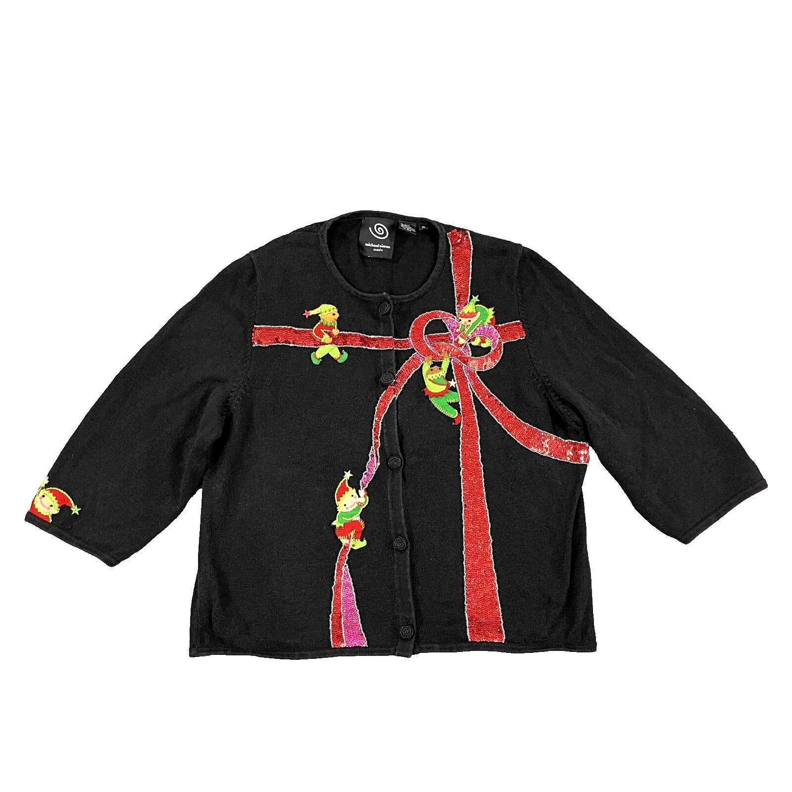 Michael Simon Christmas Cardigan Sweaters for Women
