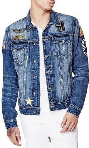 guess mens denim jacket
