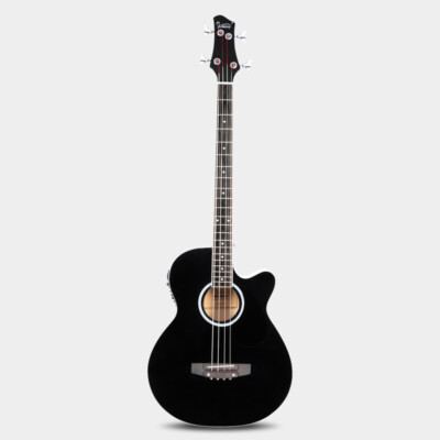 Glarry GMB101 4String Electric Acoustic Bass Guitar W 4-Band Equalizer EQ-7545R
