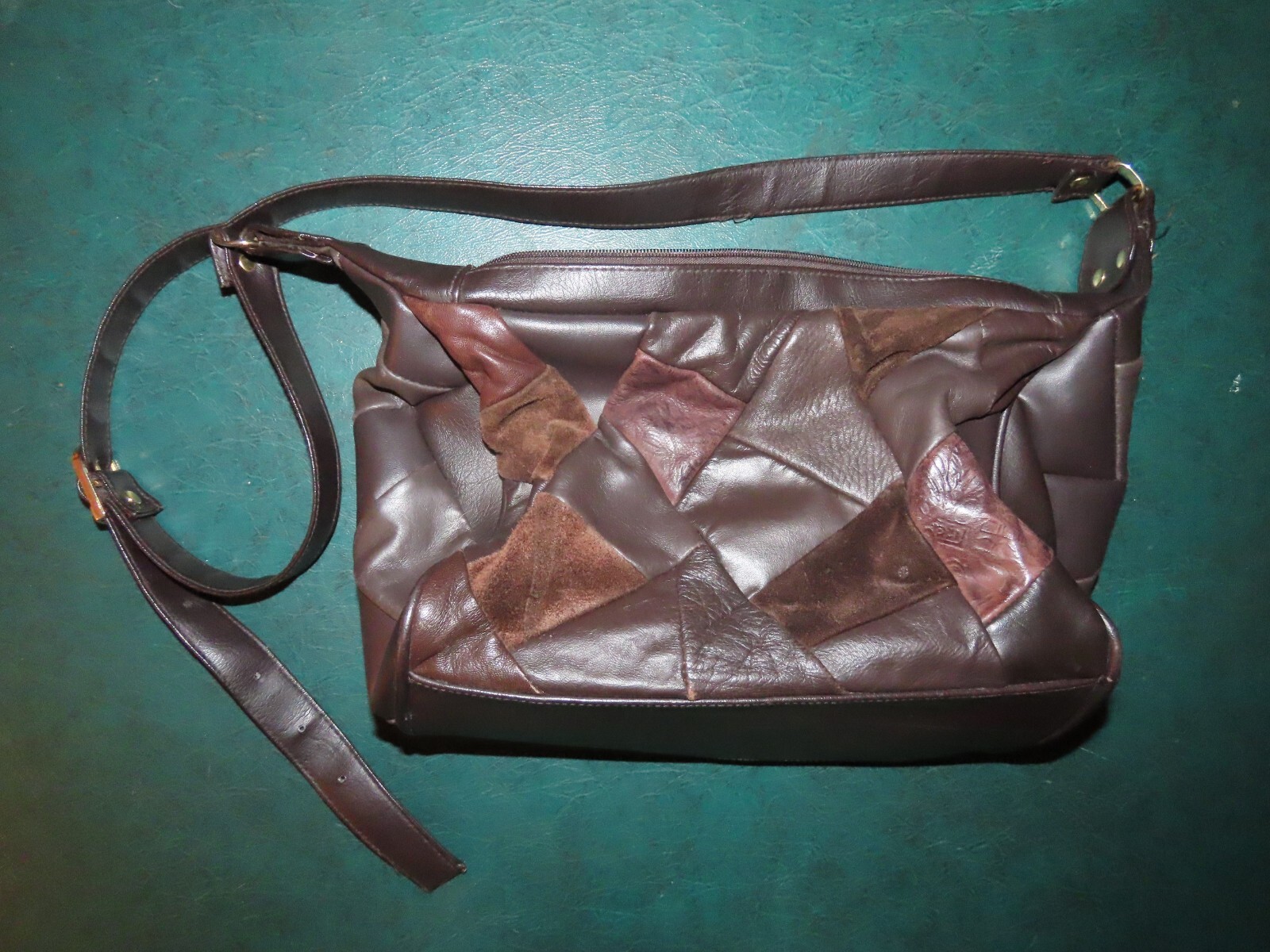 PARTNERS GENIUINE PATCHWORK SOFT LEATHER PURSE - image 1