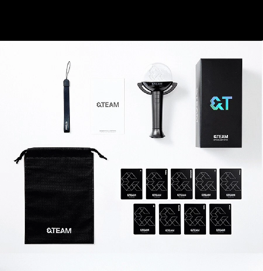 & TEAM OFFICIAL LIGHT STICK/Strap+9 Photo Card+Dust Bag Tracking