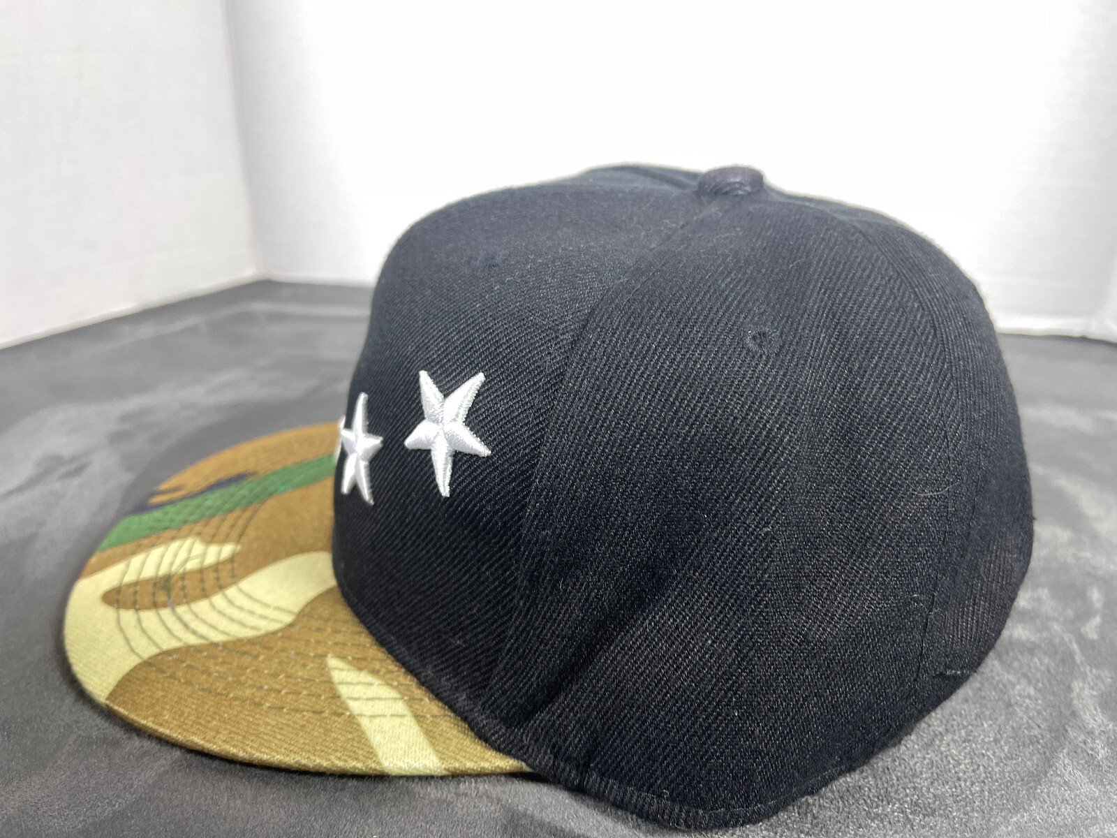 5 star 40 Oz NYC Hype Sold out Snapback Hat Cap Classics Yupoong Black & Camo image 2