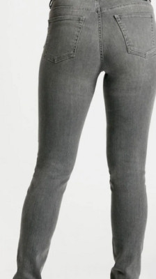 115$Armani Exchange J01 Jeans Size 25 Womens Super Skinny Frayed Hem Distressed