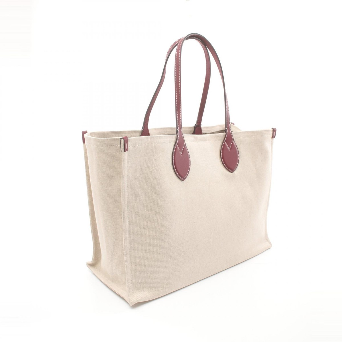 GUCCI Printed Tote Bag 772177FACUL8574 canvas leather Beige