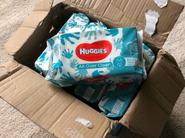 huggies all over clean wipes
