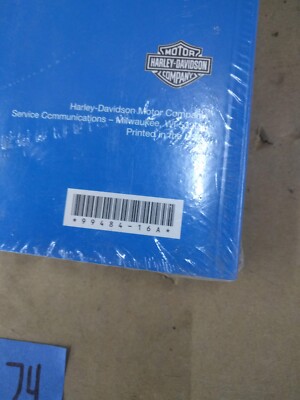 2016 Harley-Davidson Sportster Models Service Manual 99484-16A | eBay