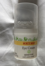 Burt's Bees Eye Cream Sensitive With Cotton Extract 0.5 fl oz/14.1 g New No Box