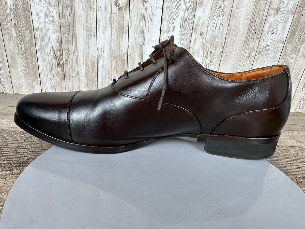 Wolf & Shepherd Men’s Brown Leather Dress Shoes Size 11 Comfort Oxford Portugal Wolf & Shepherd Oxford Dress Shoes Brown Leather Lace Up  main image 3